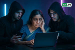 Cyber scam victim