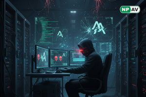Security alert graphic: Adobe AEM icon with red arrows showing code execution breach, linked to SKYSEA flaw; CISA shield and patch icons, timeline for November deadline, with "Secure Your Software" warning banner over a digital network.