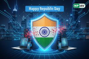 Happy Republic Day – Total Security Fraud Protector securing devices, banking, emails, and online privacy against cyber threats in India