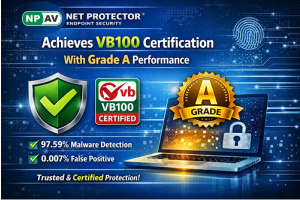 Net Protector Endpoint Security VB100 certification achievement