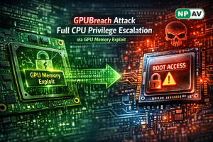 GPUBreach attack exploiting GPU memory vulnerability