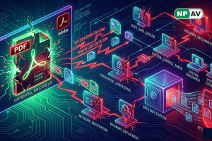 Malicious PDF exploiting Adobe Acrobat zero-day vulnerability to steal data and compromise systems