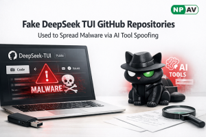 Fake DeepSeek TUI GitHub repository used to distribute malware targeting developers and AI users