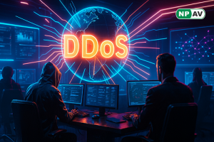 Visualization of massive DDoS attack traffic