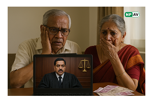 elder couple scammed by fake court vidio call