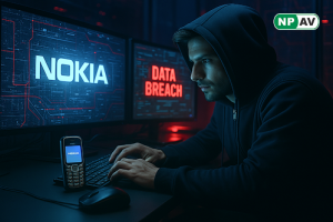 illustrating Nokia's data breach incident