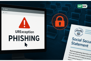 phishing attack over 2,000 devices by Social Security Administration communications.