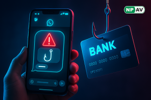 phishing message impersonating HDFC Bank on WhatsApp