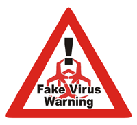 Fake Virus Warning from "windowshelpline.net"