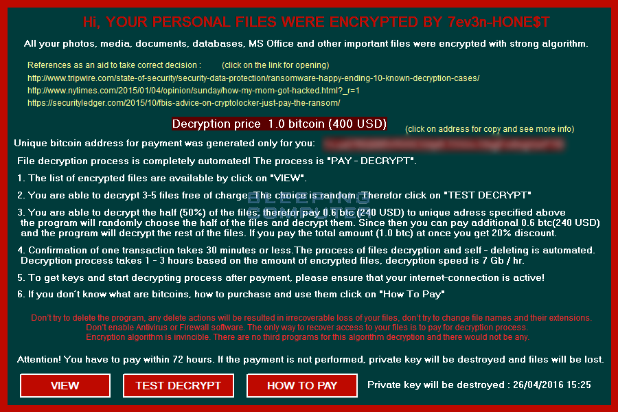 7ev3n-hone$t-ransomware