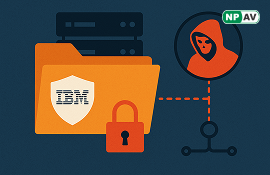 A hacker connect with IBM files
