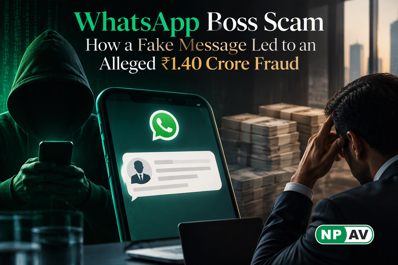 WhatsApp Boss Scam How a Fake Message Led to an Alleged ₹1.40 Crore Fraud