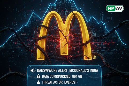 McDonald's India Hit by Everest Ransomware: 861 GB Data Leak Reported