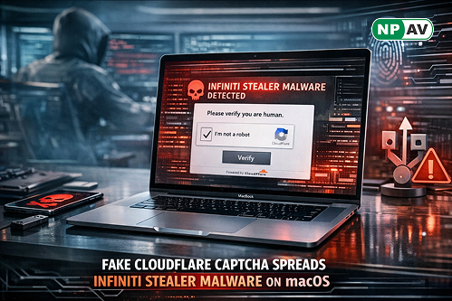 Infiniti Stealer Malware Targets macOS via Fake Cloudflare CAPTCHA