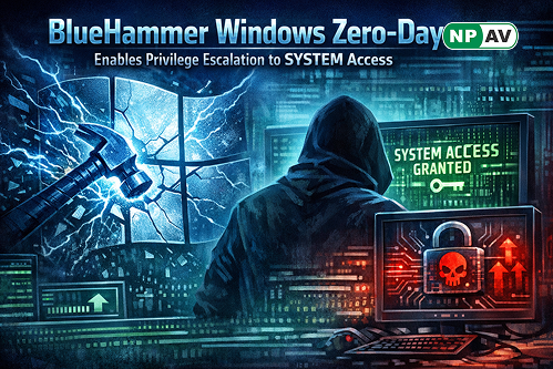BlueHammer Windows Zero-Day Enables Privilege Escalation to SYSTEM Access