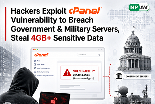 Hackers exploiting cPanel vulnerability to access government and military servers and steal sensitive data