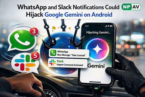 WhatsApp and Slack Notifications Could Hijack Google Gemini on Android
