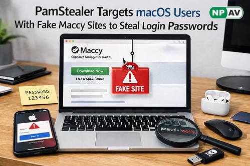 PamStealer Targets macOS Users With Fake Maccy Sites to Steal Login Passwords
