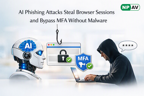 AI Phishing Attacks Steal Browser Sessions and Bypass MFA Without Malware