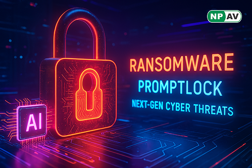Illustration of AI-powered ransomware PromptLock exploiting OpenAI’s gpt-oss:20b model for advanced cyber attacks