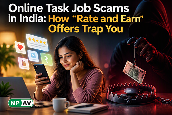 Online Task Job Scams in India: How “Rate and Earn” Offers Trap You