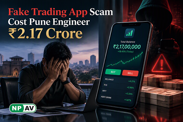 Fake Trading App Scam Cost Pune Engineer ₹2.17 Crore