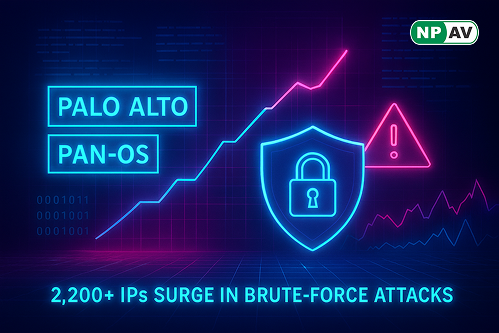 Palo Alto PAN-OS GlobalProtect Portals Under Siege: 2,200+ IPs Surge in Brute-Force Reconnaissance Attacks