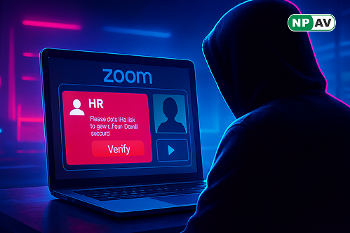 Fake HR Emails via Zoom: Phishing Scam Steals Gmail Credentials from Job Seekers