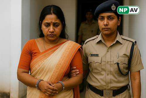 A police caught women who got cyber investment fraud