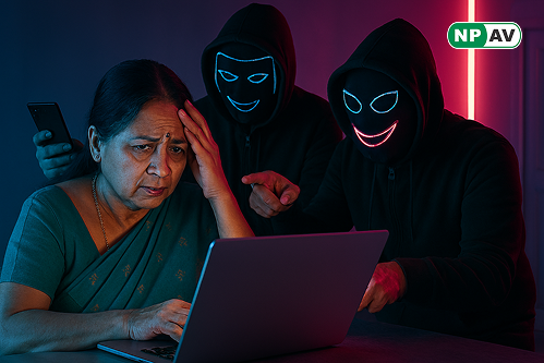 Cyber scam victim