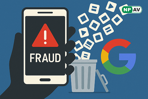 Google Play Store ad fraud removal