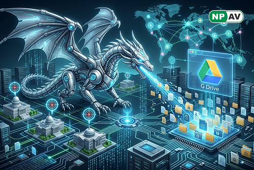 Silver Dragon APT attack flow using Cobalt Strike and Google Drive C2