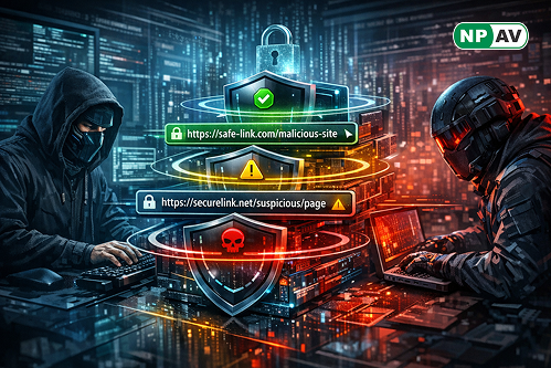 Phishing attack using multi-layer URL rewriting to bypass security