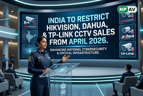 India banning Chinese CCTV cameras for security reasons