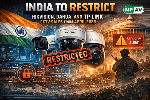 India banning Chinese CCTV cameras for security reasons