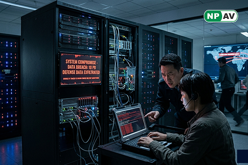 Hacker breaching Chinese supercomputer to steal massive defense and research data