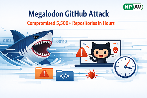 Megalodon GitHub supply chain attack compromising thousands of repositories through malicious CI/CD workflows and credential theft