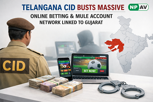 Telangana CID dismantles interstate online betting and mule account cyber fraud network linked to Gujarat