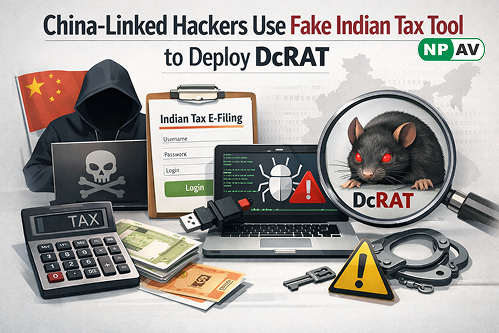 Fake Indian Tax Filing Tool used by China-linked hackers to deploy DcRAT malware