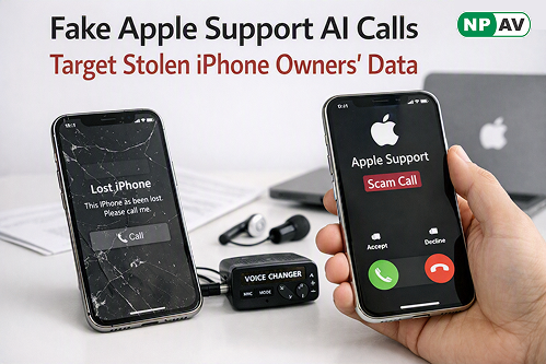 Fake Apple Support AI calls target stolen-device owners to steal passcodes and 2FA codes