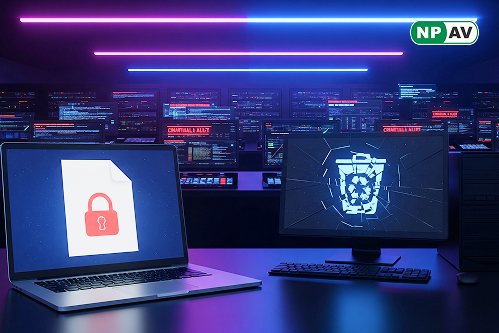 Gunra ransomware encryption process