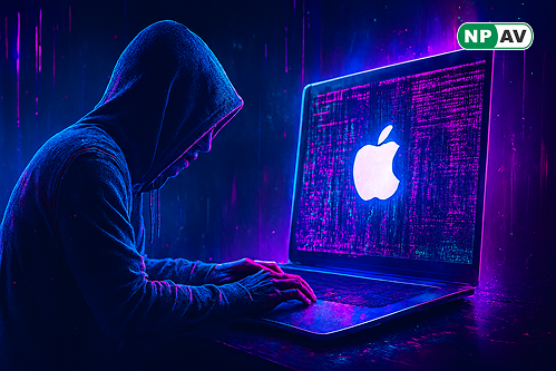 Illustration of macOS security features being exploited by malware attackers