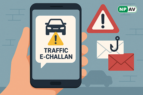 Traffic E-Challan Scam Alert