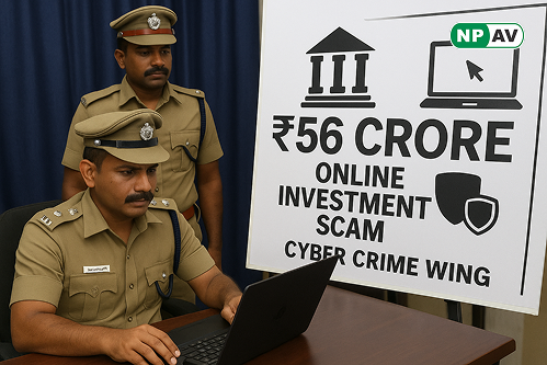 Unraveling a ₹56 Crore Online Investment Scam: Puducherry Cyber Crime Wing Takes Action