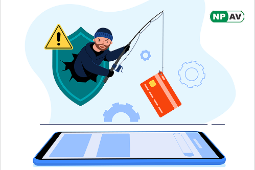 a hacker stealing mobile data using card