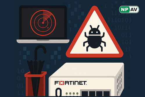 a umbeala near Forninet machine and behind laptop and bug sign into triangle