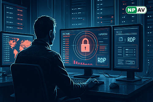 Overview of coordinated RDP scanning campaign