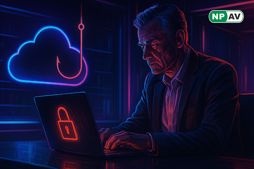 Fake OneDrive phishing email targeting corporate executives to steal Microsoft Office 365 credentials