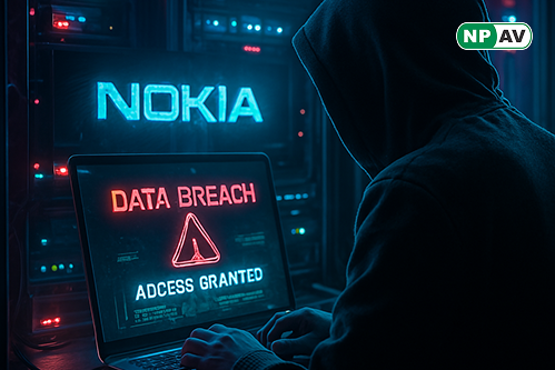 illustrating Nokia's data breach incident
