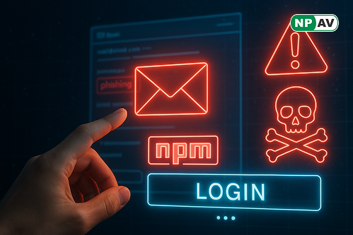 npm phishing email